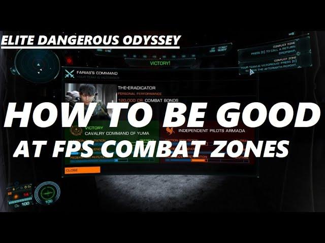 Elite Dangerous Odyssey   How to win Combat Zone FPS Battles