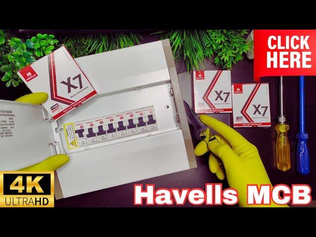 Havells MCB Distribution Board & X7 MCB Unboxing | DB Fitting | Details 