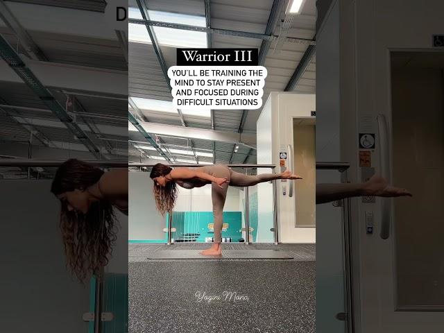 Make your mind strong with Warrior yoga.