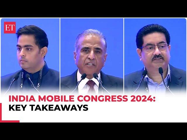 India Mobile Congress 2024: AI, Data localisation, SATCOMS & Anti-spam Network; Key takeaways