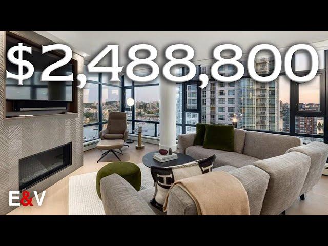 Inside This $2,488,800 Luxury Vancouver Apartment | Luxury Apartment Tour