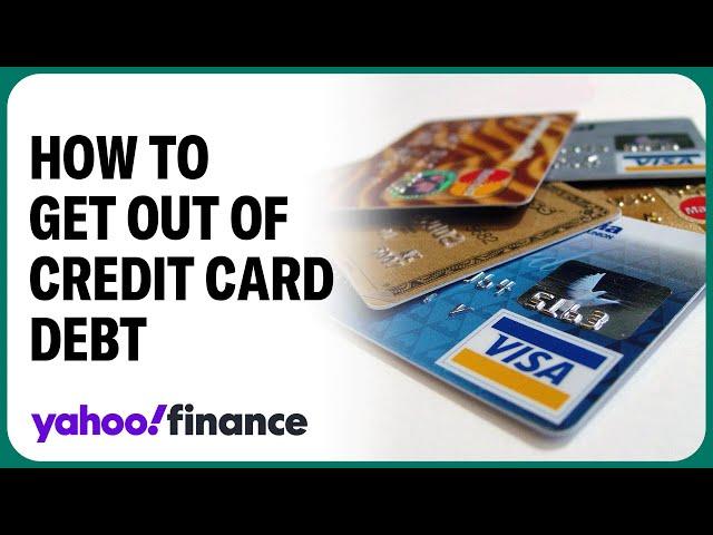 Tips for getting out of credit card debt