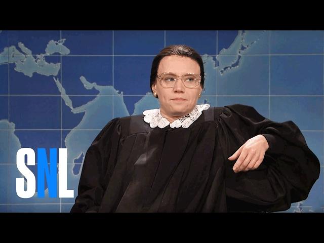 Weekend Update: Ruth Bader Ginsburg on Not Retiring - SNL