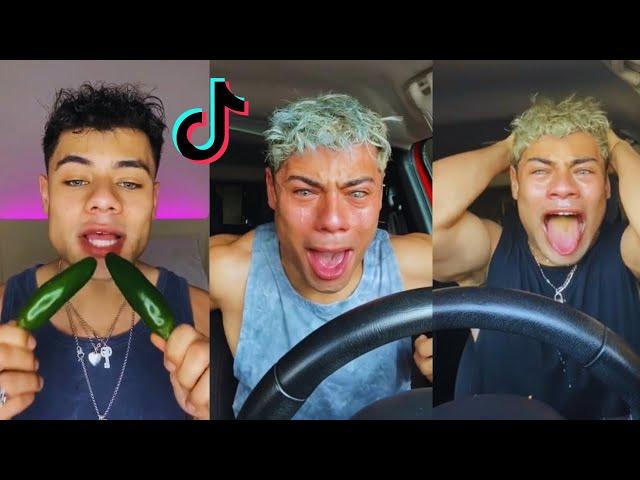 Ramizeinn eats the most spicy food In the world  | TikTok challenge part 1