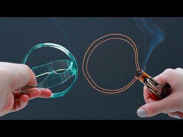 HOW TO CUT GLASS WITH A WIRE