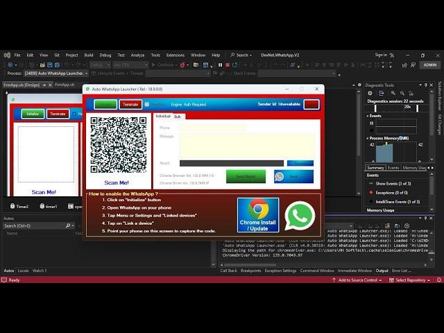 Auto Message Launcher Ver.18.9 released (Source Code available in both VB.NET and C# .NET)