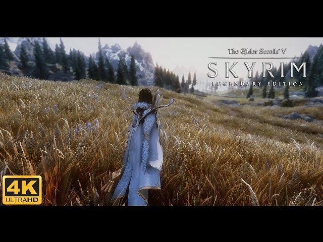 Skyrim LE Ultra Modded 4K : Best Next Gen Graphics !! w/Modlist !!