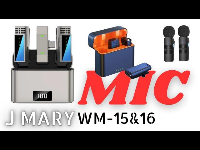 JMARY MW-16 Mic Vs Boya And New launched MW-15 (Live ANC)