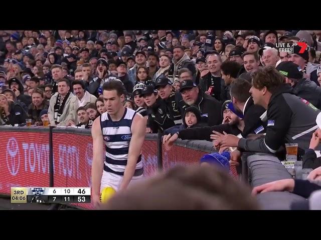 Jeremy Cameron Slots it from the Boundary v Collingwood | AFL 2022 Qualifying Final