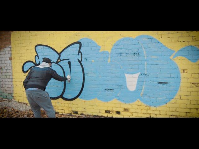 Graffiti bombing "ＲＡＷ ＳＨＯＴ" #1 BAROS  throw up