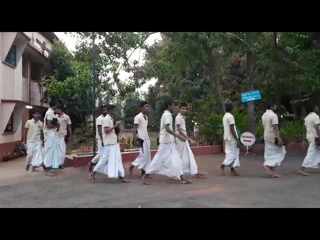 Evening Prayer at Ramakrishna Mission , Mangaluru by Balaka Ashram students