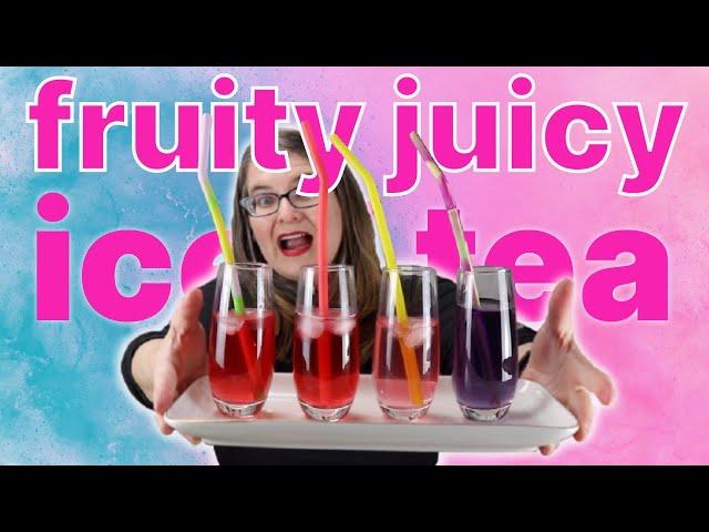 DAVIDsTEA Fruit Juicy Iced Tea Singles Discovery Kit - Tea Review & Straws!