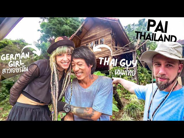 Self Building Their House In Pai Thailand.. German Girl Meets Thai Guy 