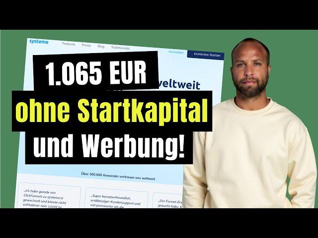 Ohne Startkapital Online Geld verdienen mit Systeme.io