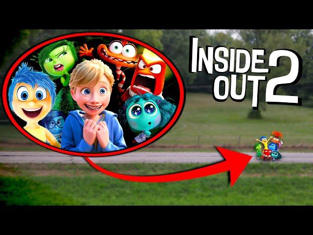 DRONE CATCHES RILEY & THE EMOTIONS FROM INSIDE OUT 2 IN REAL LIFE!!