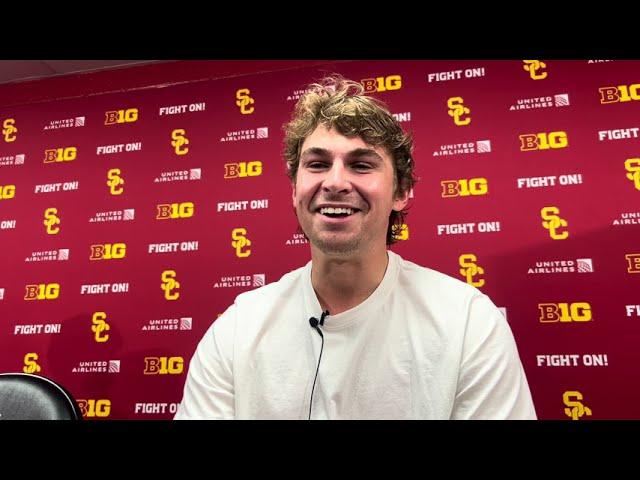 USC punter Eddie Czaplicki talks elite performance in Nebraska win, career year in 2024