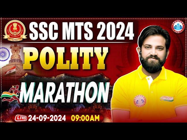 SSC MTS GK GS Marathon Class 2024 | SSC MTS Marathon Classes 2024 | Polity for SSC MTS By Naveen Sir