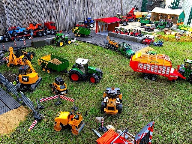 RC TRACTORS Farming Village Massey Ferguson, New holland