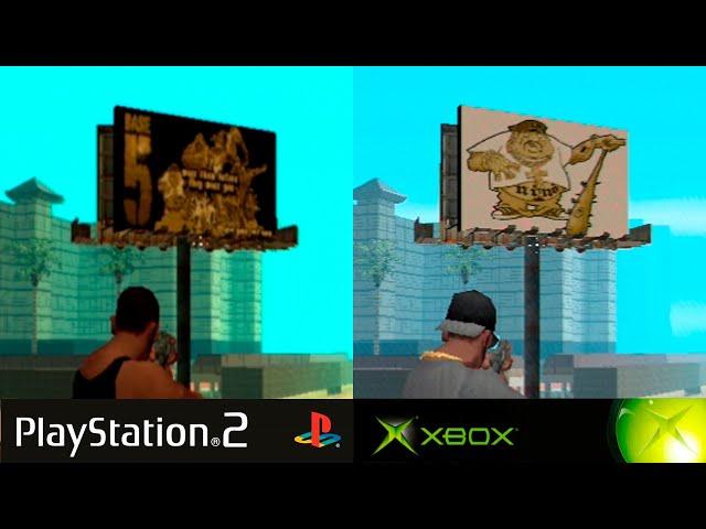 GTA SA | Comparación definitiva entre las versiones de PS2 y XBOX