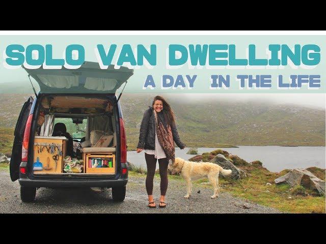 A day in the life of a SOLO girl van dweller