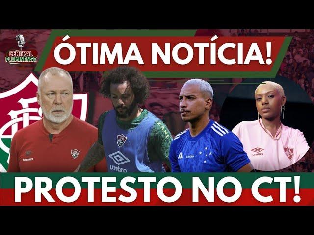 ÓTIMA NOTÍCIA PARA O FLUMINENSE! | PROTESTO NO CT E FLU TERÁ REFORÇO EM PARTIDA DECISIVA!