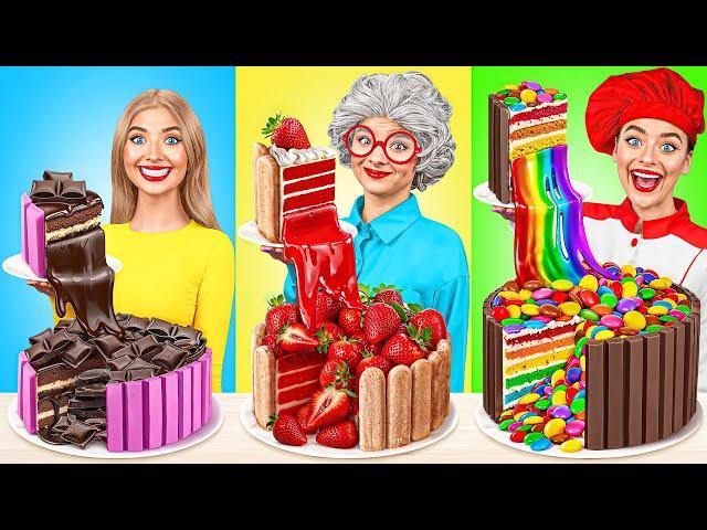 Me vs Grandma Cooking Challenge | Kitchen War by TeenDO Challenge