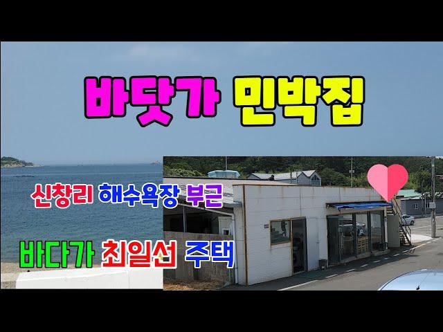 528 신창리 바닷가 최1선  민박집매매 해수욕장 부근 신창리주택매매 바다에 퐁당 포항주택매매 동해바다를 정원으로 포항민박집매매 해수욕장 민박집매매 포항부동산 장기부동산