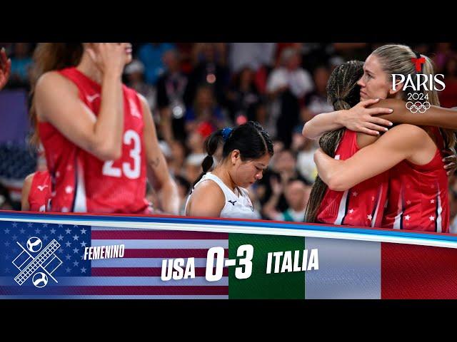 Highlights Voleibol: USA vs Italia 0-3 en la Final | Juegos Olímpicos París 2024