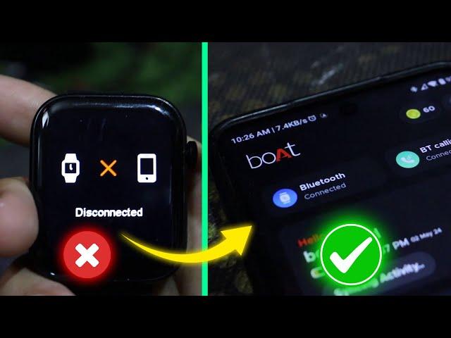 Smartwatch Disconnecting  Boat Storm Call 3 Calling Disconnected Solved 