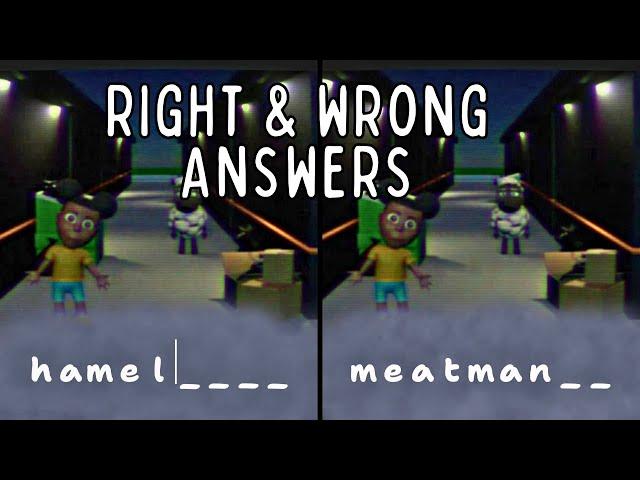 All Right & Wrong Answers (& Secret Answers) - Amanda the Adventurer 2