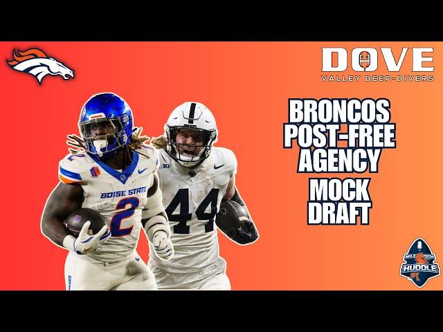 Broncos Post-Free Agency Mock Draft | How Has the Board Changed? | Dove Valley Deep-Divers