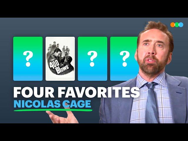 Four Favorites with Nicolas Cage