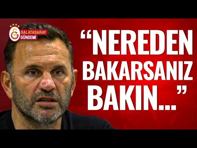 Okan Buruk Yine İsim Vermeden Rakiplerine Göndermesini Yapıyor ( GÜLEREK) #galatasaray  #okanburuk