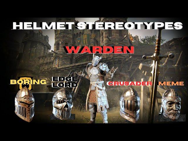 WARDEN HELMET STEREOTYPES