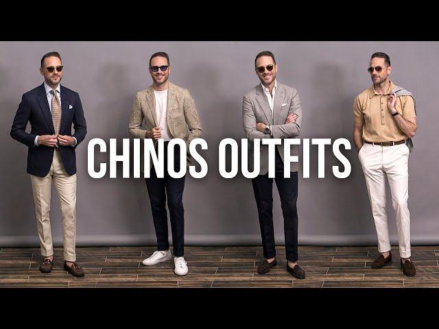 How To Wear Chinos | 6 Ways To Wear Chinos for Men | Summer Outfit Ideas