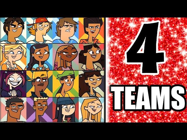 WHAT IF Total Drama Island Had 4 TEAMS??   (2024)