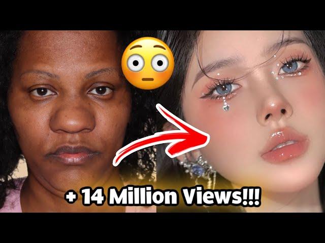 Korean Makeup Transformation Asian Got 12 MILLION Views Without Plastic Surgery!! #makeup