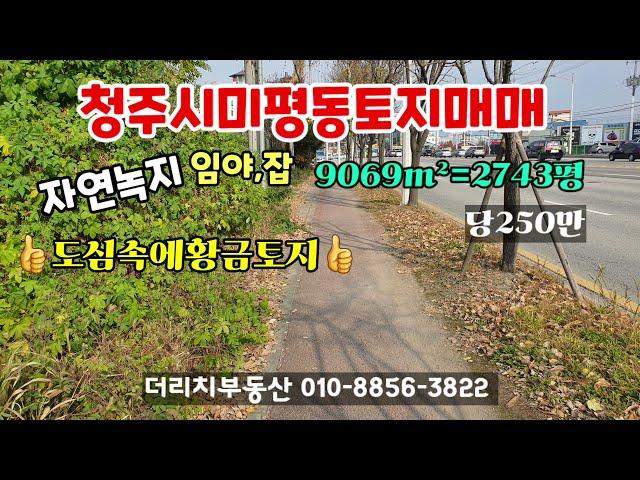 청주시미평동토지매매