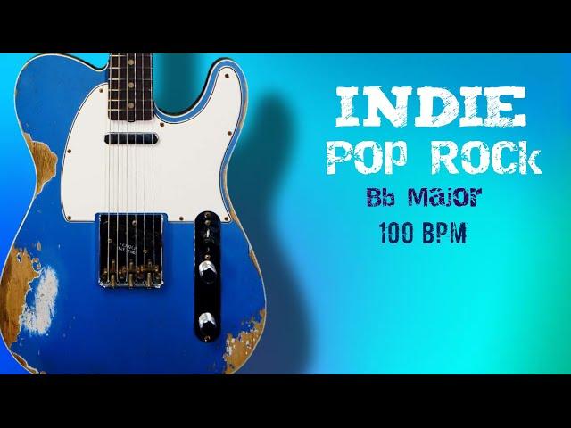 " Indie Pop Rock " Backing Track Bb Major 100 BPM