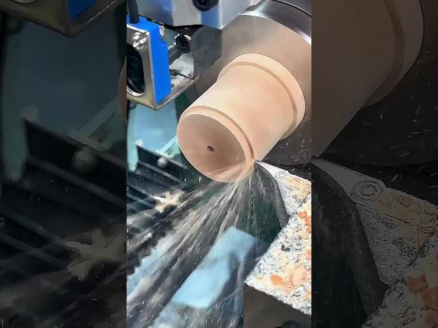 cnc wood lathe machine #woodworking