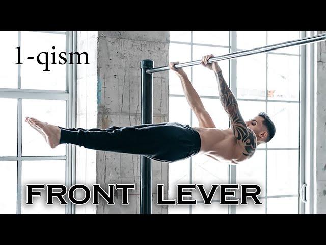 FRONT LEVER | oson va tez