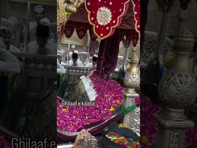 Ghilaaf e Kaba Sharif Hazrat Khwaja Moinuddin chisti Ajmeri Khwaja Garib Nawaz Status today Eid