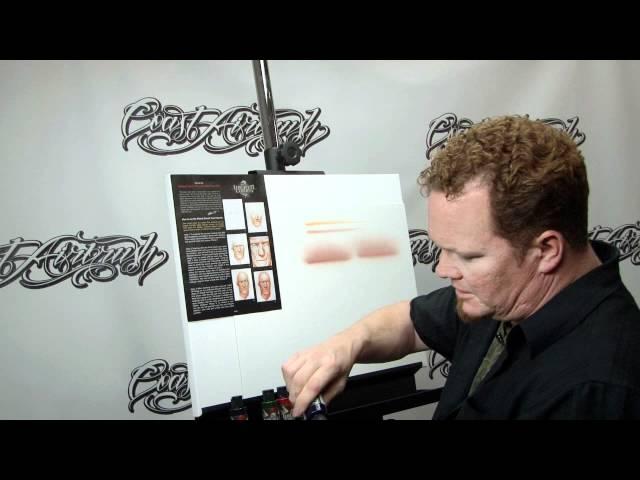 How to Airbrush w/ Createx Wicked Flesh Tones w/ Steve Driscoll