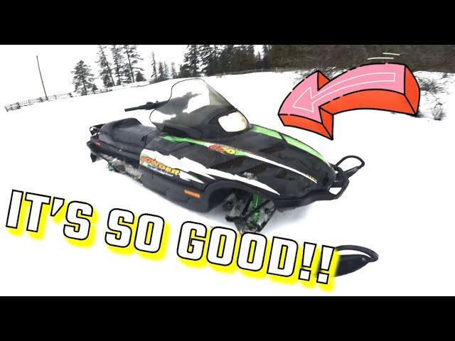 RIDING AND WRENCHING ON OLD SNOWMOBILES!!