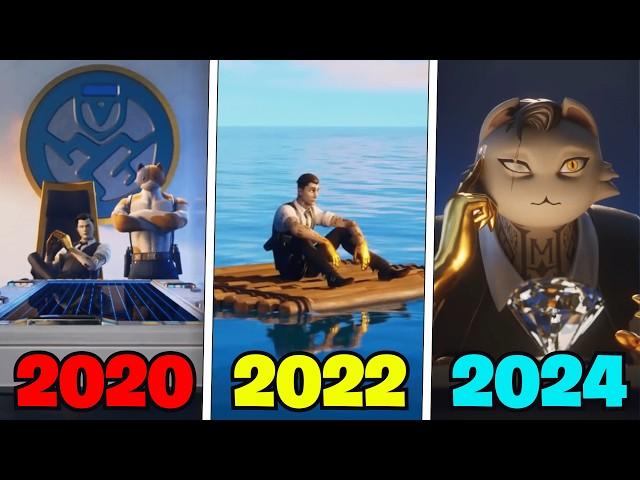 Evolution of Meowdas in Fortnite Trailers, Shorts & Cutscenes