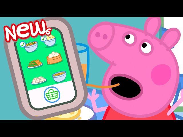 Peppa Pig Tales  Peppa Gets A TAKEAWAY  Peppa Pig Episodes