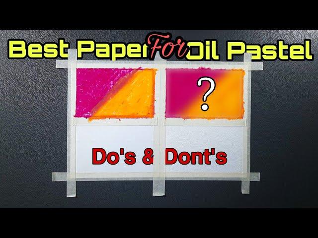 How to blend oil pastels with Tissue paper ~ Mungyo Oil Pastel blending techniques for beginners