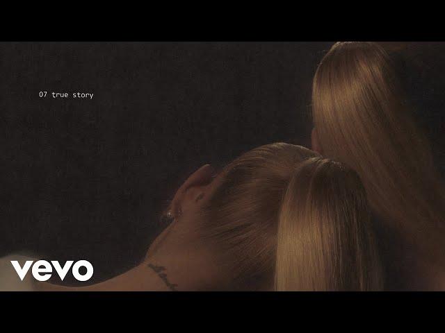 Ariana Grande - true story (lyric visualizer)