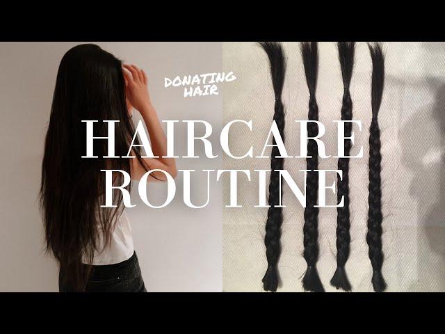 HAIRCARE ROUTINE | how i grew my hair long, donating hair, heatless curls, and more!!