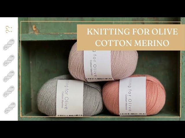 Knitting for Olive Cotton Merino Yarn Review - Untwisted Threads